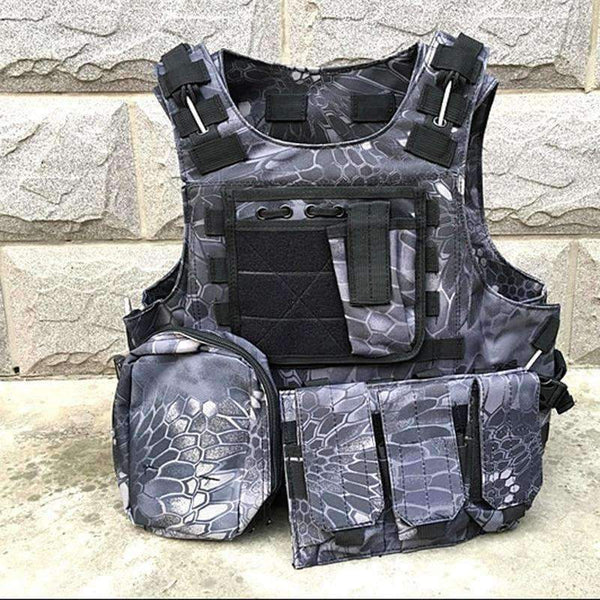Camouflage Hunting Coat Cs Hunting Military Tactical Vest Wargame Body Molle Armor Outdoor Equipment 5 Colors