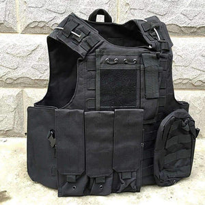 Planet Gates Black / One Size Camouflage Hunting Coat CS Hunting Military Tactical Vest Wargame Body Molle Armor Outdoor Equipment 5 Colors