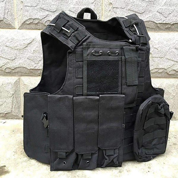 Planet Gates Black / One Size Camouflage Hunting Coat CS Hunting Military Tactical Vest Wargame Body Molle Armor Outdoor Equipment 5 Colors