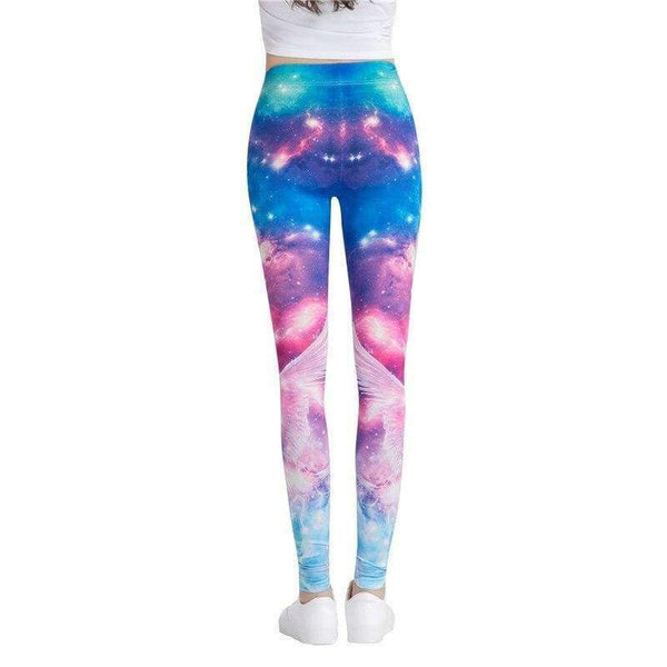 Planet Gates Black / One Size Leggings Fitness Women Leggings Space Galaxy Printing leggins High Waist Pants Female Quick Dry Trousers WAIBO BEAR