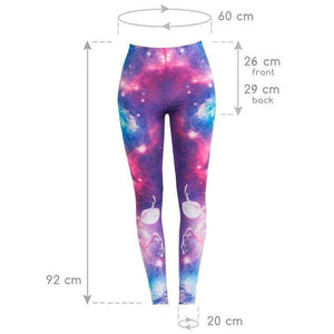 Planet Gates Black / One Size Leggings Fitness Women Leggings Space Galaxy Printing leggins High Waist Pants Female Quick Dry Trousers WAIBO BEAR