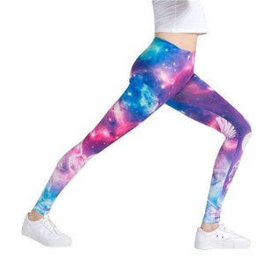 Planet Gates Black / One Size Leggings Fitness Women Leggings Space Galaxy Printing leggins High Waist Pants Female Quick Dry Trousers WAIBO BEAR