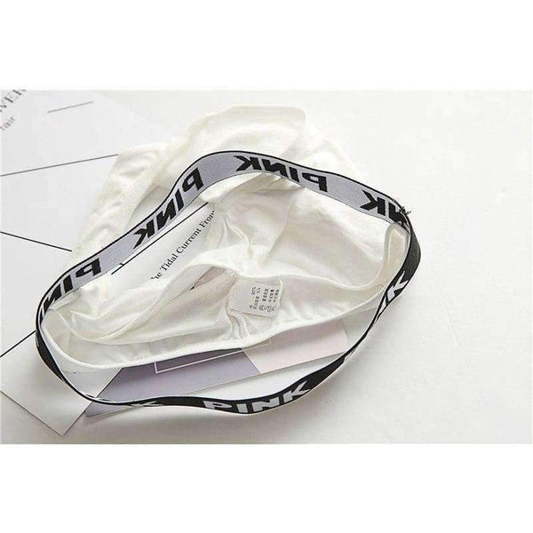 Planet Gates Black / One Size Lounge Underwear Comfortable Wireless Loungewear Lingerie Bra Set Black and White Cotton Bras Sets