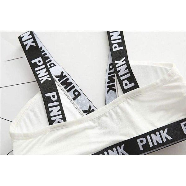 Planet Gates Black / One Size Lounge Underwear Comfortable Wireless Loungewear Lingerie Bra Set Black and White Cotton Bras Sets