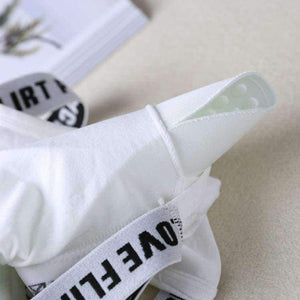 Planet Gates Black / One Size Lounge Underwear Comfortable Wireless Loungewear Lingerie Bra Set Black and White Cotton Bras Sets