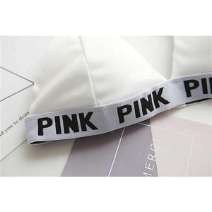 Planet Gates Black / One Size Lounge Underwear Comfortable Wireless Loungewear Lingerie Bra Thong Set Fitness Bras Sets