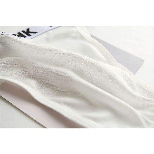 Planet Gates Black / One Size Lounge Underwear Comfortable Wireless Loungewear Lingerie Bra Thong Set Fitness Bras Sets