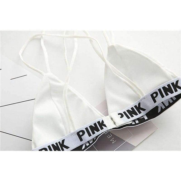 Planet Gates Black / One Size Lounge Underwear Comfortable Wireless Loungewear Lingerie Bra Thong Set Fitness Bras Sets