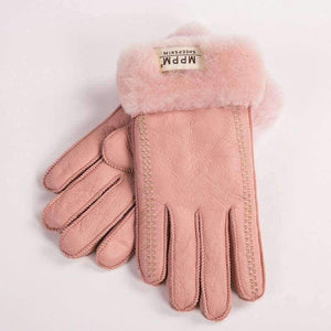 Planet Gates Black / One Size Russian winter Women's Gloves 100% Real Leather Sheepskin Winter Gloves Hot Warm Stylish Full Finger Ladies Gloves Mittens