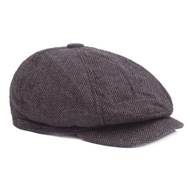 Planet Gates Black / One Size SHOWERSMILE Brand Herringbone Newsboy Cap For Men Warm British Vintage Gatsby Caps Driving Autumn-winter Hats 2018 Gorra Plana