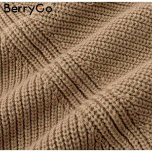 Planet Gates Black / One Size Turtleneck oversize knitted sweater female poncho Camel loose casual pullover women 2018 Autumn warm black winter jumper