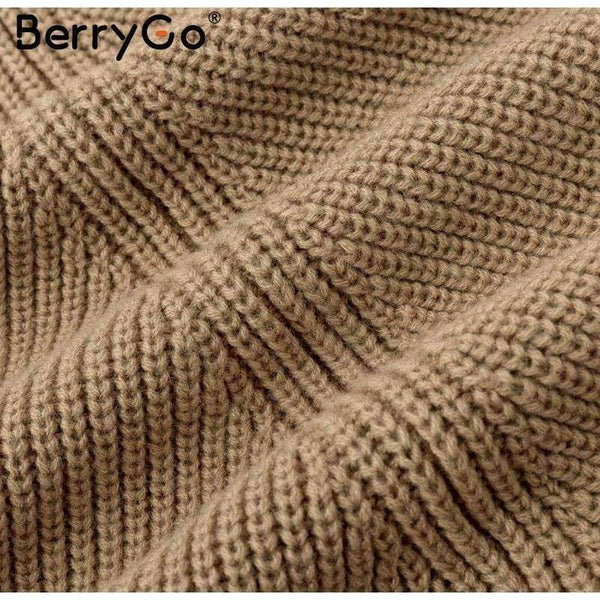 Planet Gates Black / One Size Turtleneck oversize knitted sweater female poncho Camel loose casual pullover women 2018 Autumn warm black winter jumper