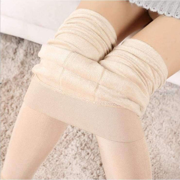 Planet Gates Black / One Size Winter Autumn Leggings Women's Warm Leggings High Waist Thick Velvet Legging Solid Black Leggings Warm Pant for Women