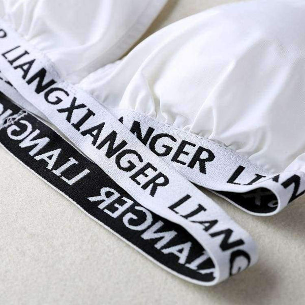 Planet Gates Black / One Size Women Halter Lounge Underwear Comfortable Wireless Beachwear Lingerie Bra Set Black and White Cotton Bras Sets