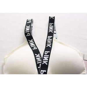 Planet Gates Black / One Size Women vs Lounge Underwear Fitness Wireless Loungewear Quick Dry Lingerie Bra Set Black and White Bras Sets