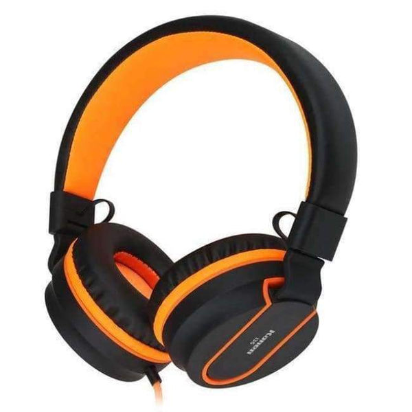 Planet Gates BLACK ORANGE / China Adjustable Headset Earphone Detachable Earbuds Headphone fone de ouvido with Microphone For Cellphone Computer