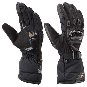 Planet Gates BLACK ORDINARY A / L Winter Warm Motorcycle Gloves Touch Screen Waterproof Windproof Protective Winter Gloves Men Guantes Moto Luvas