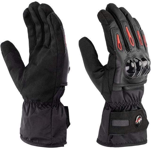 Planet Gates BLACK ORDINARY B / L Winter Warm Motorcycle Gloves Touch Screen Waterproof Windproof Protective Winter Gloves Men Guantes Moto Luvas