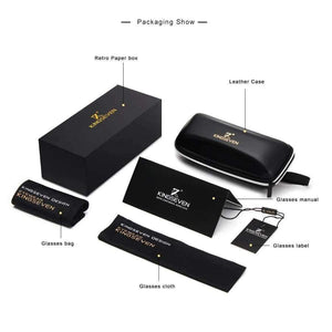 Planet Gates Black / Original KINGSEVEN Men Polarized Sunglasses Aluminum Magnesium Sun Glasses Driving Glasses Rectangle Shades For Men Oculos masculino Male