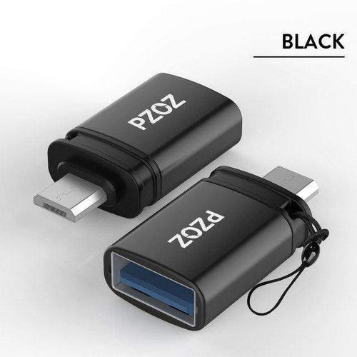 Planet Gates Black otg adapter micro usb to usb 2.0 converter usb-otg micro-usb microusb otg for samsung xiaomi android Tablet mobile phone