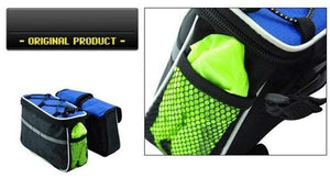 Planet Gates black / Other Mountain Bike Bicycle Frame Tube Bag Bicycle Accessories 4 in 1 Cycling Pouch Bags Sport Cycling Panniers Bags Phone Container