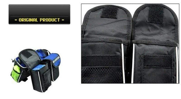 Planet Gates black / Other Mountain Bike Bicycle Frame Tube Bag Bicycle Accessories 4 in 1 Cycling Pouch Bags Sport Cycling Panniers Bags Phone Container