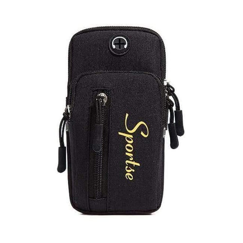 Planet Gates Black Outdoor arm bag Gym Sports Armbands Running Phone holder case arm/wirst bag for iPhone 6/6s/7plus/8/X s8/s9 plus