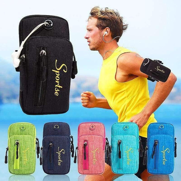 Planet Gates Black Outdoor arm bag Gym Sports Armbands Running Phone holder case arm/wirst bag for iPhone 6/6s/7plus/8/X s8/s9 plus