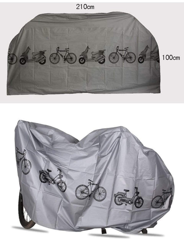 Planet Gates Black Outdoor Portable Waterproof Scooter Bike Motorcycle Rain Dust Cover Bicycle Protect Gear Cycling Bicycle Accessories
