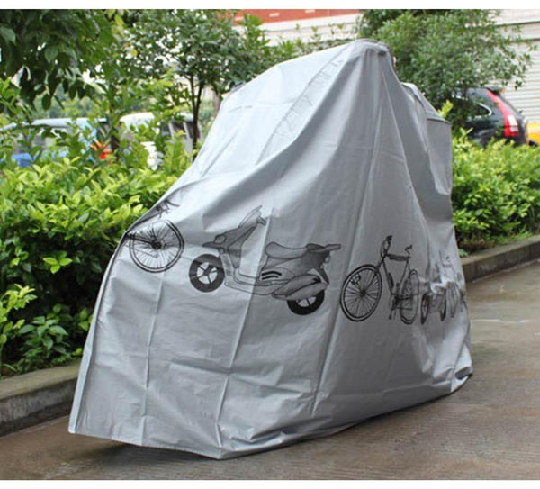 Planet Gates Black Outdoor Portable Waterproof Scooter Bike Motorcycle Rain Dust Cover Bicycle Protect Gear Cycling Bicycle Accessories