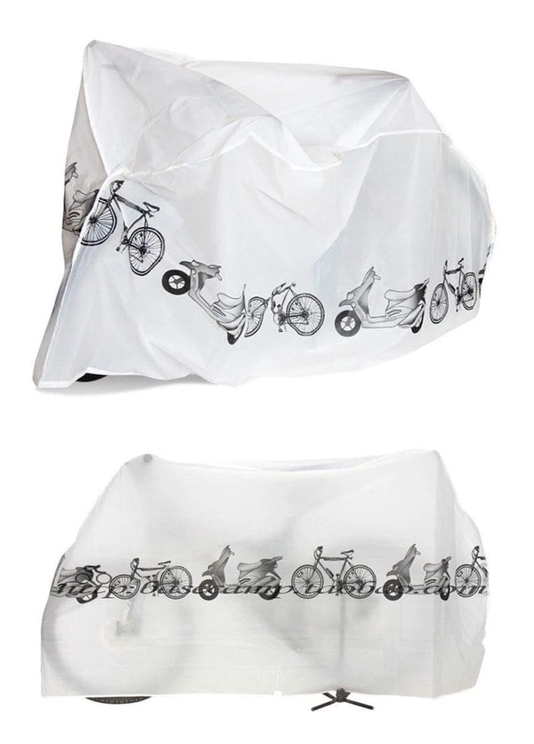 Planet Gates Black Outdoor Portable Waterproof Scooter Bike Motorcycle Rain Dust Cover Bicycle Protect Gear Cycling Bicycle Accessories