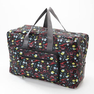 Planet Gates Black Owl Travel Folding Bag Women Storage Totes Waterproof Casual Suitcase Duffel Bags Fold  Bag Luggage For Airbag shopping