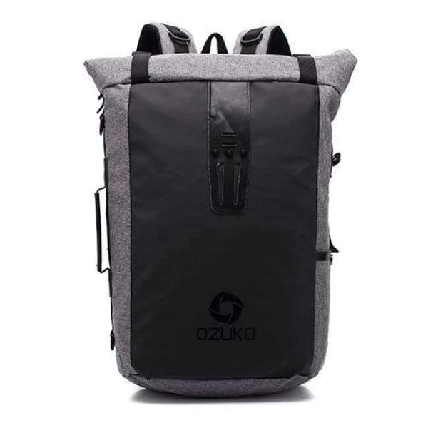 Planet Gates Black Ozuko New Multi-functional Casual Men Backpacks Travel Mochila Shoulder Bag Creative Male Waterproof Laptop Backpack School Bags