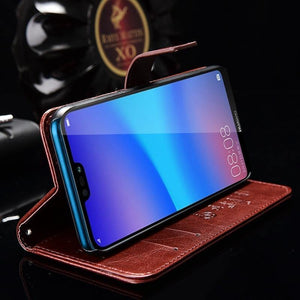 Planet Gates Black / P20 Lite TOMKAS Wallet Case For HUAWEI P20 Lite Flip Coque Leather With Stand Phone Bag Case Cover For Huawei P20 Lite Cases P20 P20 Pro