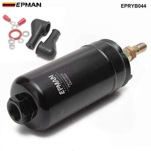 Planet Gates black Performance 300lph External Fuel Pump 044 for OEM:0580 254 044 Poulor  H Q E85 Compatible  EPRYB044