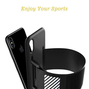 Planet Gates Black Phone Arm Band For iPhone X Fundas 5.8'' Multi-used Armband Phone Case Arm Phone Holder For Runing Cycling Hiking