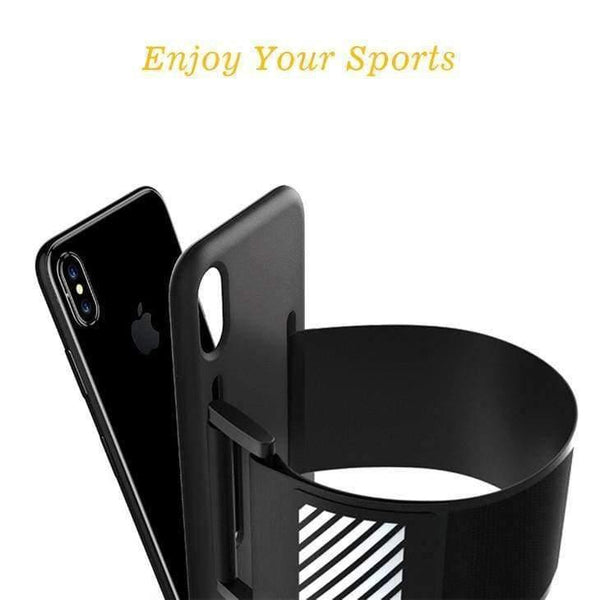 Planet Gates Black Phone Arm Band For iPhone X Fundas 5.8'' Multi-used Armband Phone Case Arm Phone Holder For Runing Cycling Hiking
