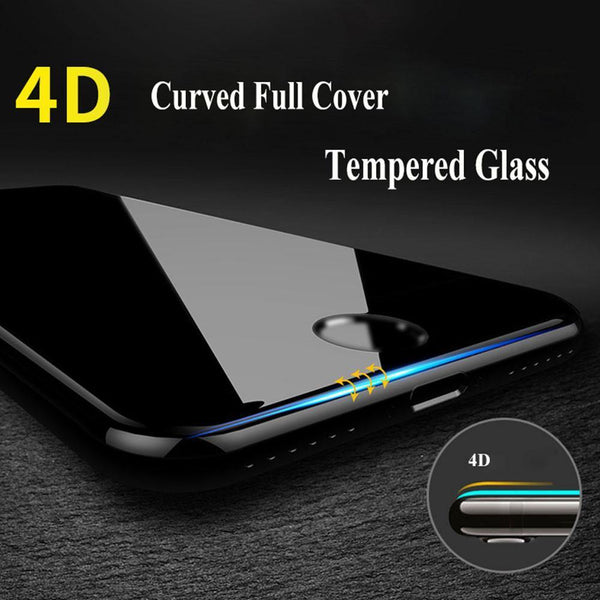 Planet Gates black Phone Screen Protector Tempered Glass Film HD Anti-Dirt Toughened Glass Mobile Phone Film 4.7inch 4D Screen Protector