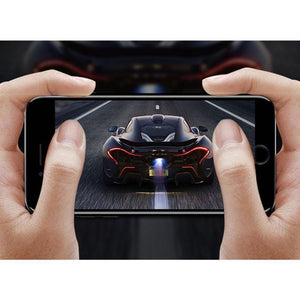 Planet Gates black Phone Screen Protector Tempered Glass Film HD Anti-Dirt Toughened Glass Mobile Phone Film 4.7inch 4D Screen Protector