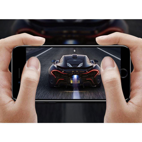 Planet Gates black Phone Screen Protector Tempered Glass Film HD Anti-Dirt Toughened Glass Mobile Phone Film 4.7inch 4D Screen Protector