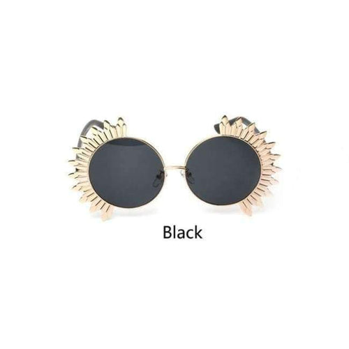 Planet Gates Black / photo colors Ralferty 2017 Vintage Round Sunglasses Women Stylish Unique Sunglass Men Masquerade Mask Retro Eyewear European Sun Glass A1224