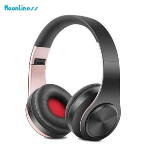 Planet Gates black pink 1 / China Wireless Headphones Bluetooth Stereo Foldable Headset Audio Mp3 Adjustable Earphones with Mic for Music
