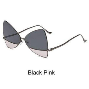 Planet Gates Black Pink Ralferty 2018 Oversized Butterfly Sunglasses Women Cloudy Glasses Candy Colors Eyewear Accessories Irregular Eyeglasses B016