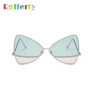 Planet Gates Black Pink Ralferty 2018 Oversized Butterfly Sunglasses Women Cloudy Glasses Candy Colors Eyewear Accessories Irregular Eyeglasses B016