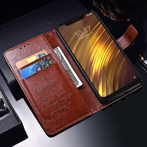 Planet Gates Black / Pocophone f1 case for Xiaomi POCOPHONE F1 Case Cover Global POCO F1 Wallet Leather Cover Protective Phone Cases TOMKAS Original POCOPONE F1 Case