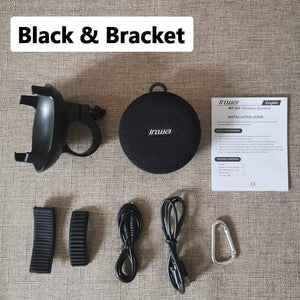 Planet Gates Black Portable Bikes Bluetooth Speaker Bicycle Column Waterproof Shower Speaker Acoustics Sound Boombox Soundbar Woofer Hands Free