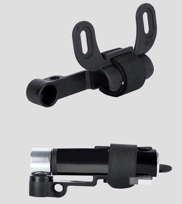 Planet Gates Black Portable Mini Bicycle Pump Aluminum Alloy Cycling Hand Air Pump AV/FV Ball Tire Inflator MTB Mountain Bike Pump