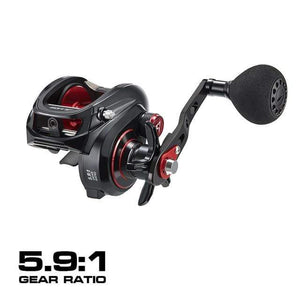 Planet Gates Black Power Handlle / Right Hand / Russian Federation 300 Low Profile Baitcasting Reel 15KG Max Drag 8+1 Bearings Aluminum Frame Freshwater Saltwater Fishing Reel