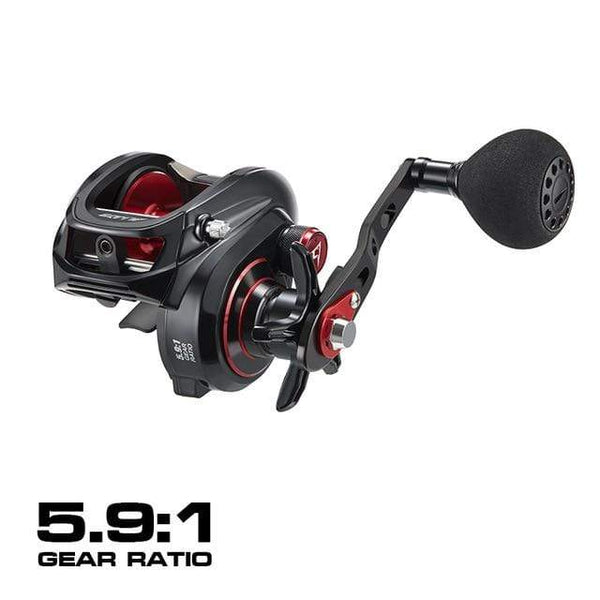 Planet Gates Black Power Handlle / Right Hand / Russian Federation 300 Low Profile Baitcasting Reel 15KG Max Drag 8+1 Bearings Aluminum Frame Freshwater Saltwater Fishing Reel