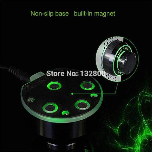 Planet Gates Black Professional Aurora Tattoo Power Supply With Power Adaptor For Coil & Rotary Tattoo Machines Free Shipping